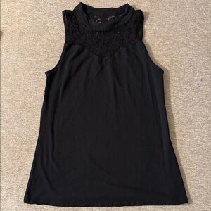 Torrid Black Sleeveless Lace Top